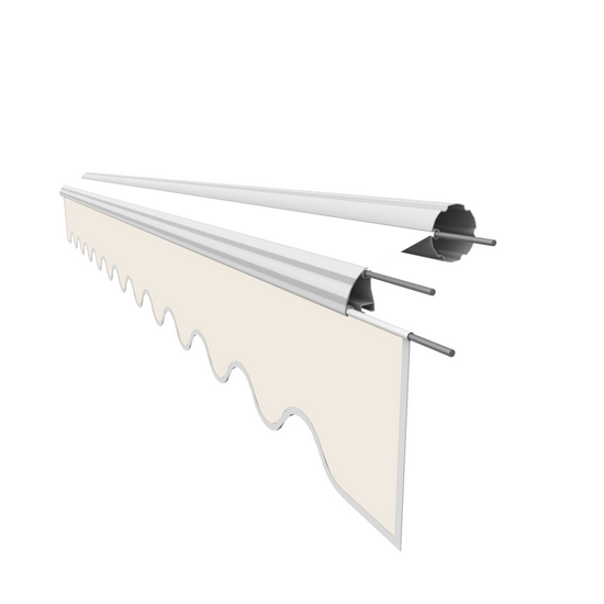 Markisen-Ersatzvolant – Für 4 m Markisen (383x21 cm), PU-beschichtet, 280 g/m² - Vana Deutschland Sunavo