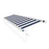 Markisentuch Ersatzstoff ohne Volant – 5,5x3 m, PU-beschichtet, 280 g/m² - Vana Deutschland Sunavo