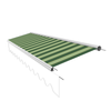 Markisentuch Ersatzstoff ohne Volant – 4,5x3 m, PU-beschichtet, 280 g/m² - Vana Deutschland Sunavo