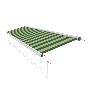 Markisentuch Ersatzstoff ohne Volant – 5x3 m, PU-beschichtet, 280 g/m² - Vana Deutschland Sunavo