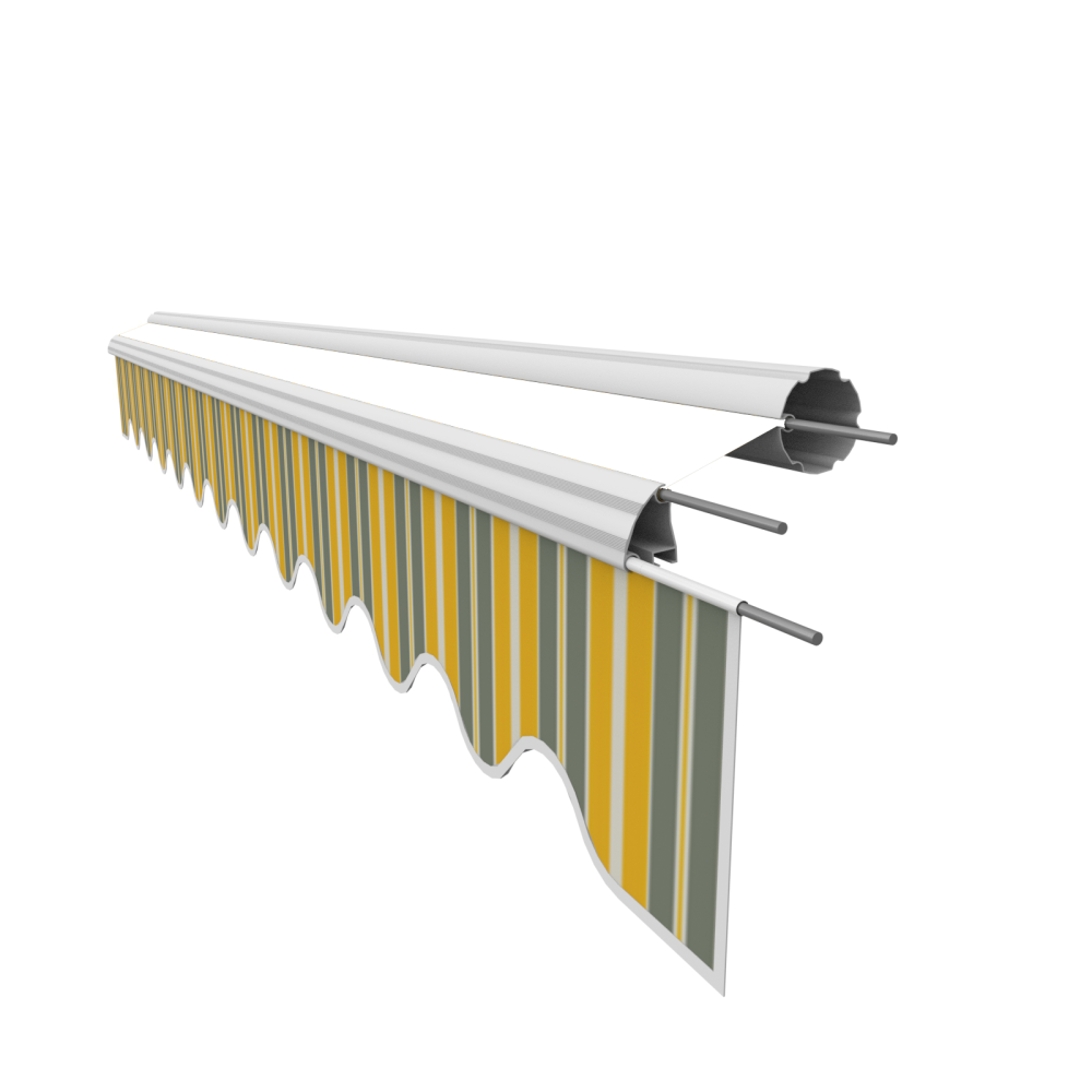 Markisen-Ersatzvolant – Für 4 m Markisen (383x21 cm), PU-beschichtet, 280 g/m² - Vana Deutschland Sunavo