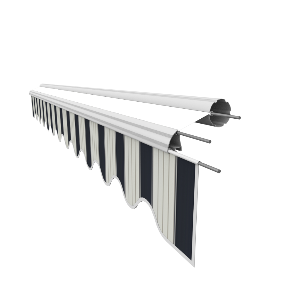 Markisen-Ersatzvolant – Für 4 m Markisen (383x21 cm), PU-beschichtet, 280 g/m² - Vana Deutschland Sunavo