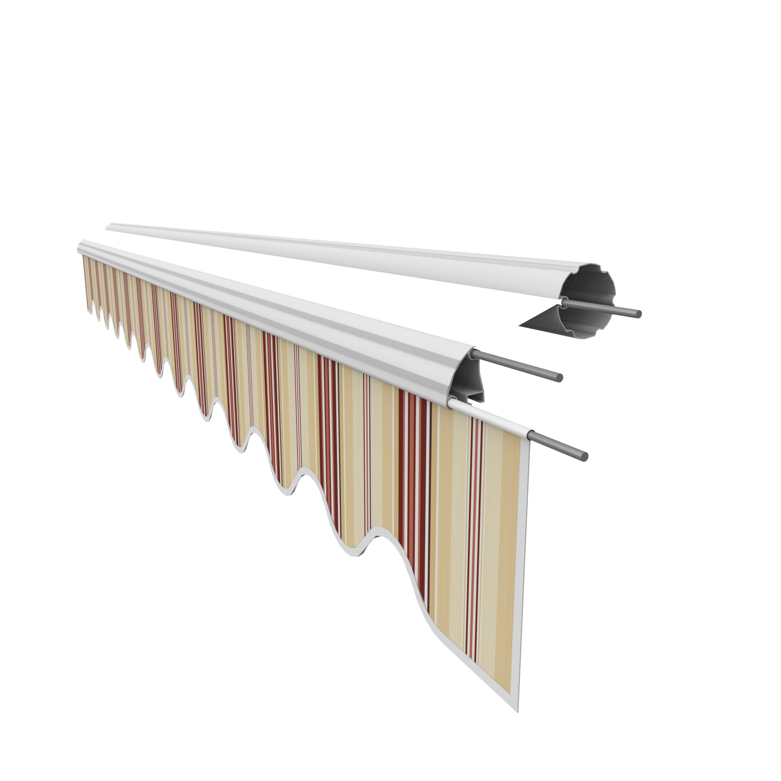 Markisen-Ersatzvolant – Für 3 m Markisen (282x21 cm), PU-beschichtet, 280 g/m² - Vana Deutschland Sunavo