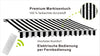 VANA Elektrische Halbkassettenmarkise Weiß LED & Motor SP1201EMLW - Vana Deutschland Sunavo
