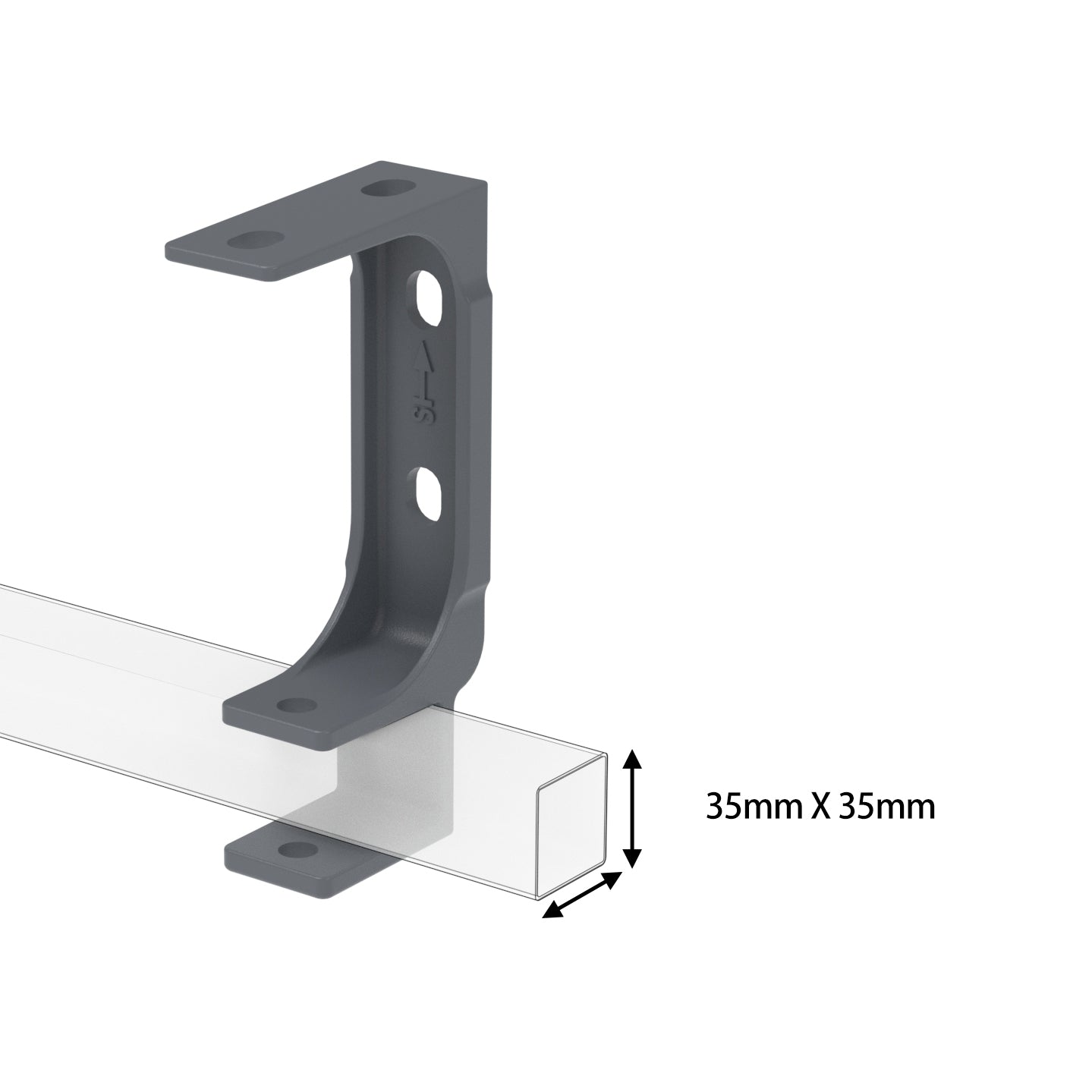 VANA Stahl Kombi-Halterung SPP059 – Wand- & Deckenmontage für Markisen (35mm / 40mm) - Vana Deutschland Sunavo