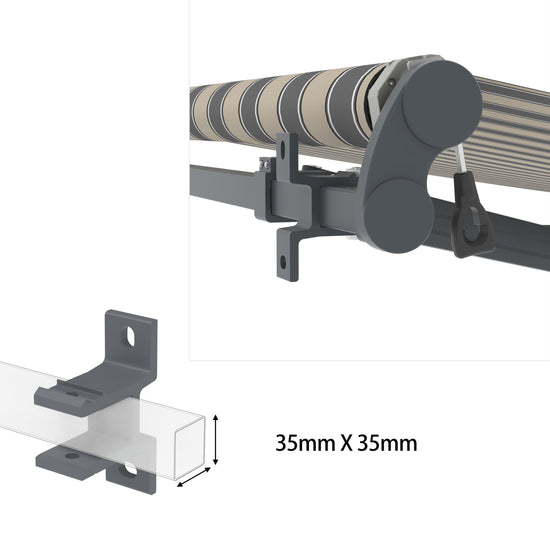 Markisen-Wandhalterung SPP058 – Aluminium Wandkonsole - Vana Deutschland Sunavo