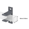 Markisen-Wandhalterung SPP058 – Aluminium Wandkonsole - Vana Deutschland Sunavo