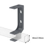 VANA Stahl Kombi-Halterung SPP059 – Wand- & Deckenmontage für Markisen (35mm / 40mm) - Vana Deutschland Sunavo