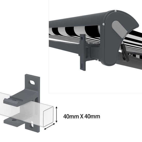 Markisen-Wandhalterung SPP058 – Aluminium Wandkonsole - Vana Deutschland Sunavo