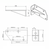 Stahl-Dachsparrenhalter für Markisen SPP060 - Vana Deutschland Sunavo