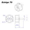 Markisenkapsel Wellenkapsel Eckige Tuchrolle Achse 60 70 80 mm - Vana Deutschland Sunavo