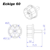 Markisenkapsel Wellenkapsel Eckige Tuchrolle Achse 60 70 80 mm - Vana Deutschland Sunavo